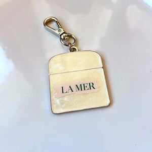 La Mer Jar with Logo Keychain - NEW